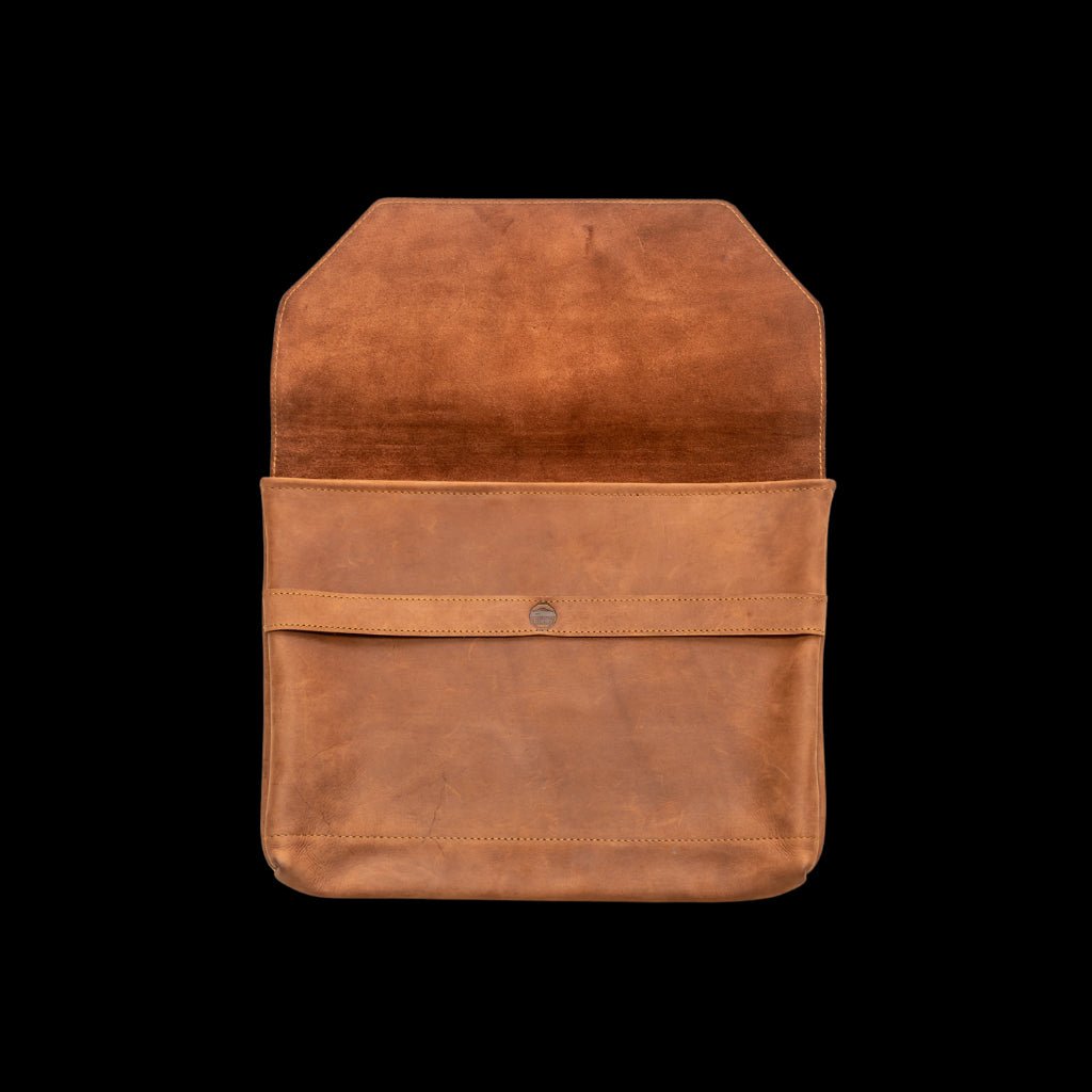 Borana Laptop Sleeve - luxury leather laptop sleeve - Off Leash Designs