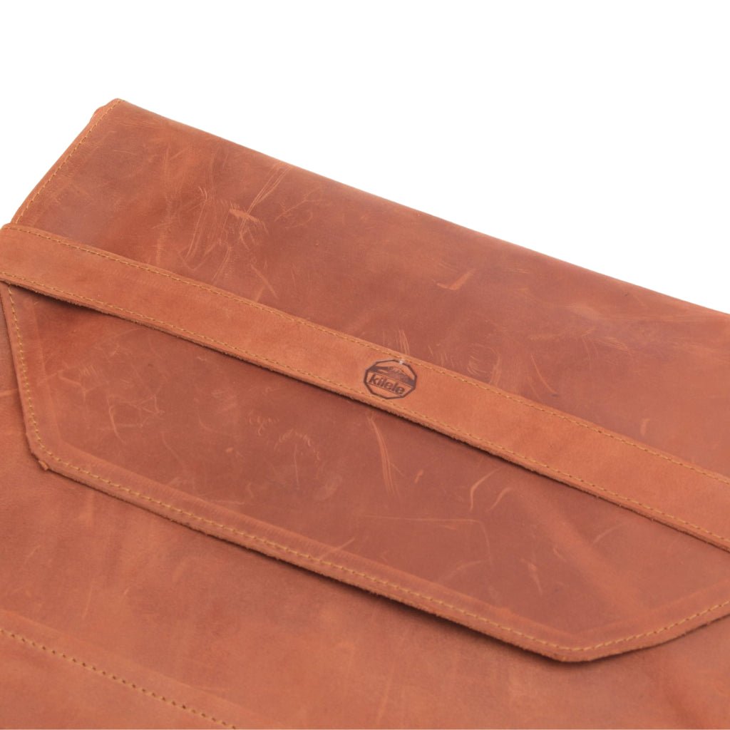 Borana Laptop Sleeve - luxury leather laptop sleeve - Off Leash Designs
