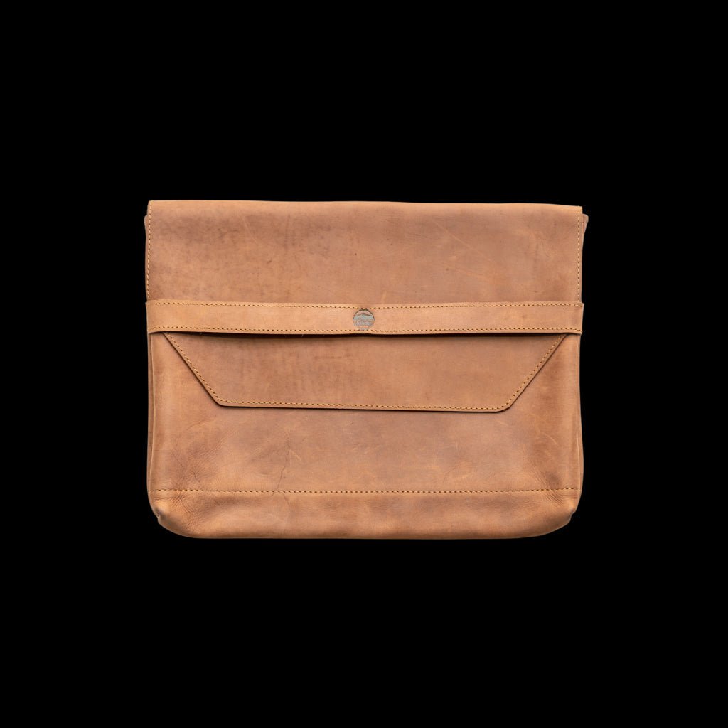 Borana Laptop Sleeve - luxury leather laptop sleeve - Off Leash Designs