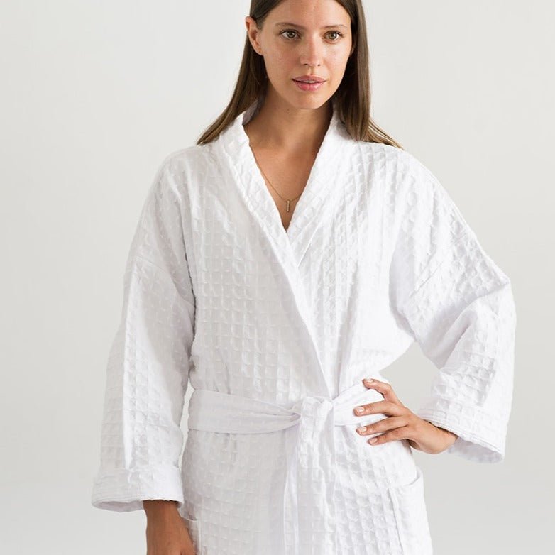 Lattice Weave Robe – Luxurious Comfort for Every Day - Off Leash Designs
