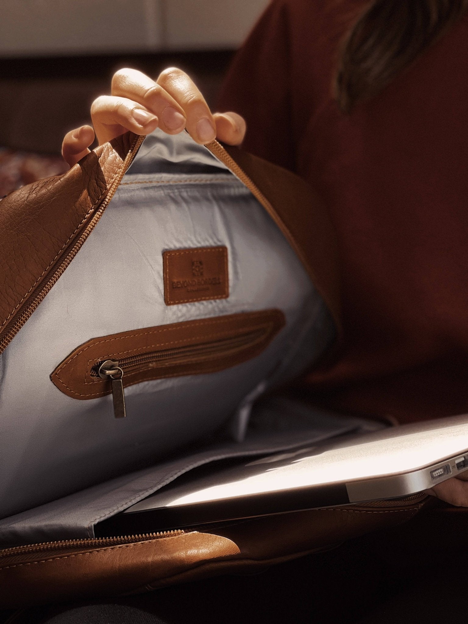 Leather Commuter Backpack – Timeless Craftsmanship for Everyday Adventures - Off Leash Designs
