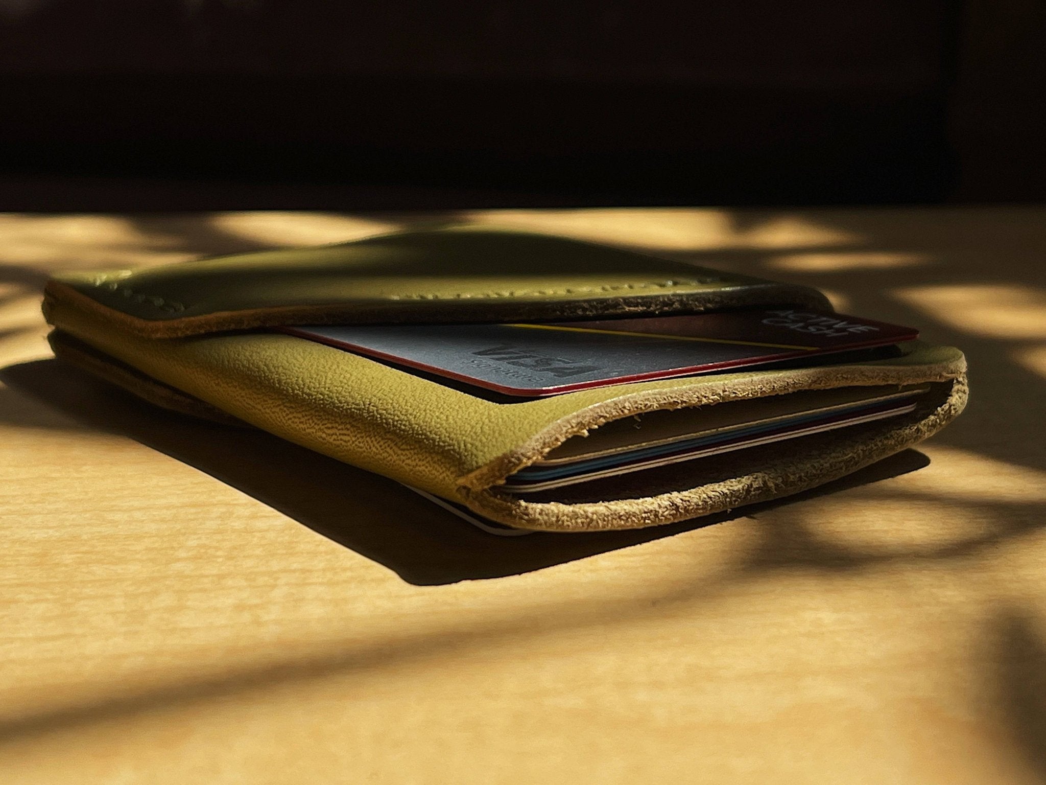 Leather Wrap Wallet – Handcrafted Minimalism in Full - Grain Leather - Off Leash Designs